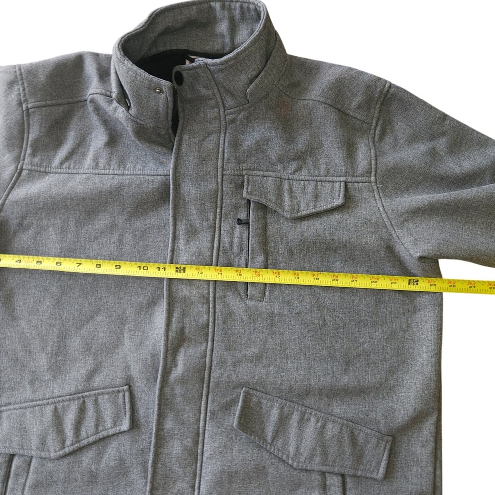 Ben Sherman Function Softshell Jacket Gray Full Z… - image 6